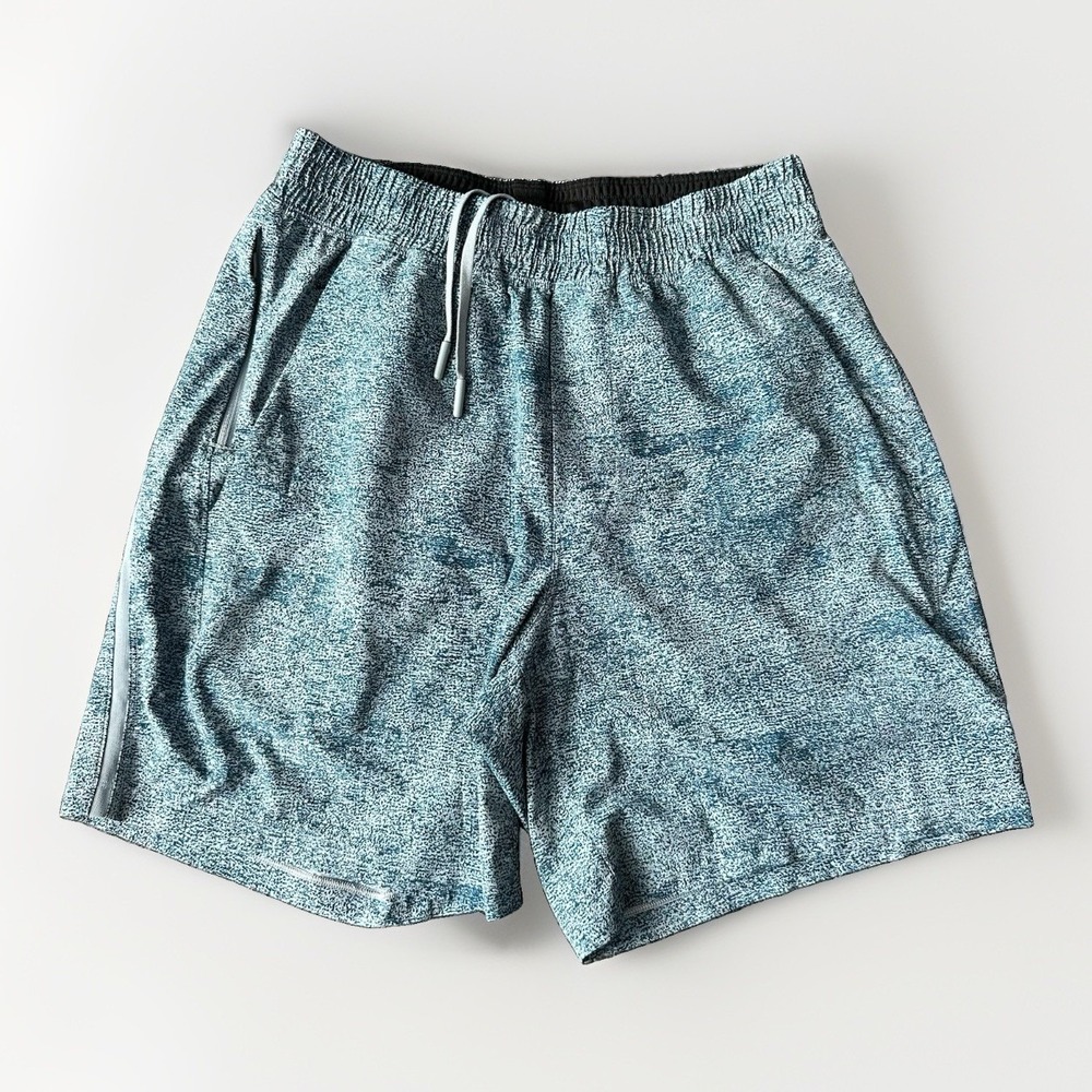Lululemon Pace Breaker Unlined Shorts 7" Mens Small S Blue Athletic Running Gym